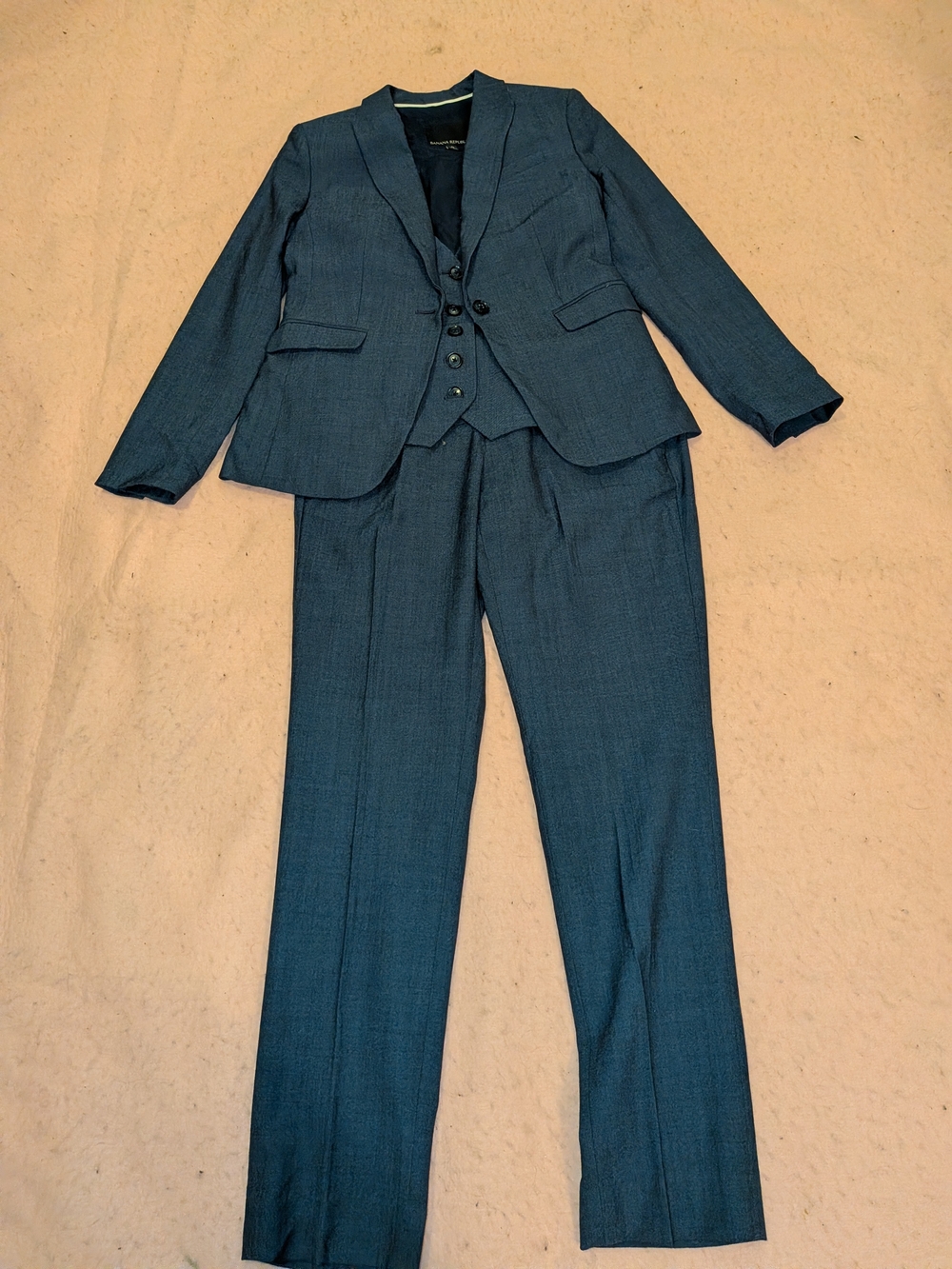 Banana Republic Women's Navy Blue 3-Piece Pantsuit